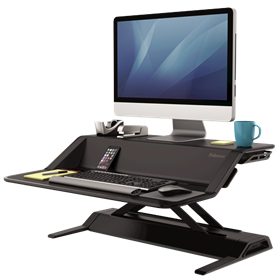 Fellowes Lotus Sit-Stand Workstation Black