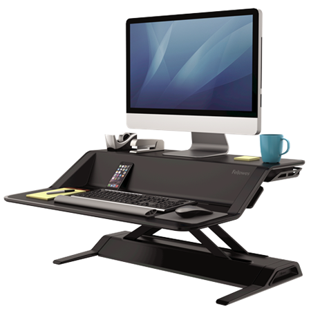 Fellowes Lotus Sit-Stand Workstation Black