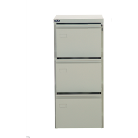 METAL CABINET 4 DRAWER STD LIGHT GREY