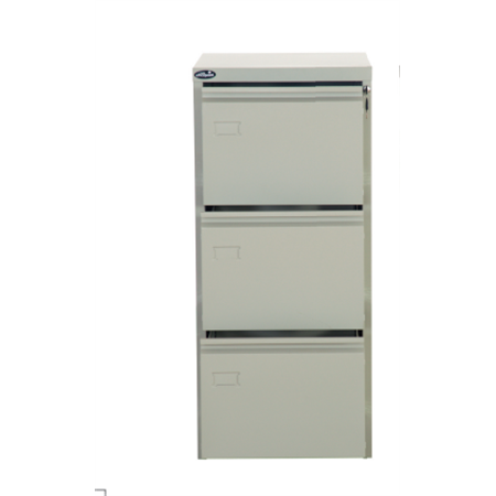 METAL CABINET 4 DRAWER STD LIGHT GREY