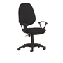 Corsa - SECRETARIAL CHAIR W/ARMS BLK DM607/OP607A