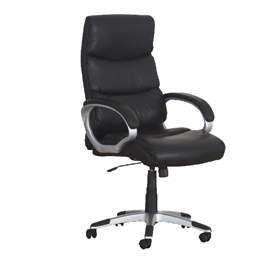 Zelos- Mid Back Leather Chair PU ROTATED 1803M