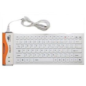 Max Pro Flexible Keyboard Assorted Colour  BL-84