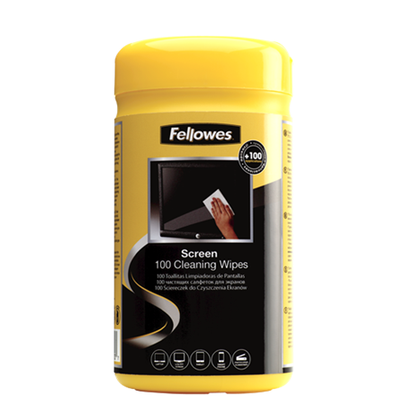 Fellowes Screen Wipes - 100 wipes 99703