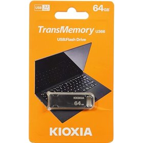 Kioxia Transmemory U366 USb Flash Drive 64Gb 3.2 USb File Transfer On Pc/Mac