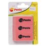 Penta To-16 Eraser Pink 3 Pieces