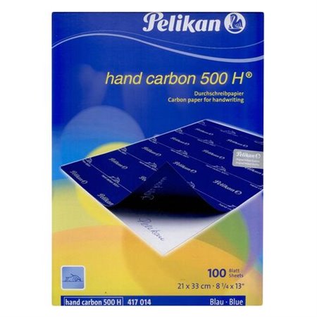 PELIKAN HAND CARBON 500H BLUE 100'S