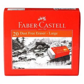 Faber Castell 187050 Dust Free Eraser Large 20 Pieces