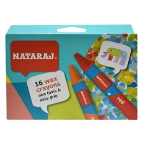 NATARAJ WAX CRAYONS 16