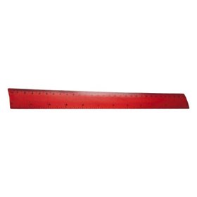 GELX RULER 30CM RED