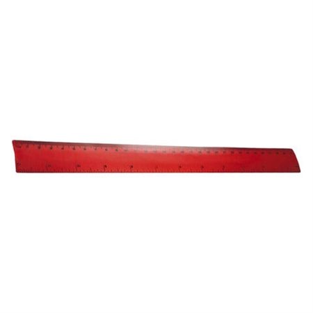 GELX RULER 30CM RED