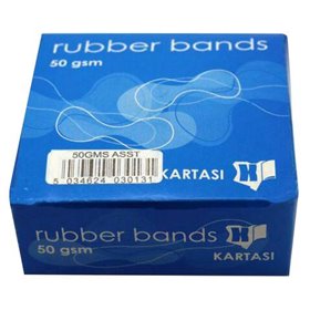 Kartasi Rubber Bands 50g Assorted