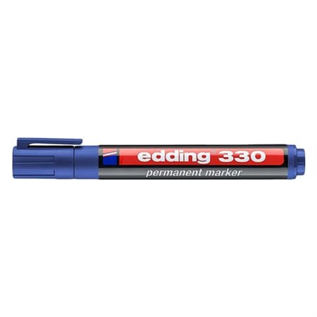 EDDING 330 BLUE PERMANENT MARKER