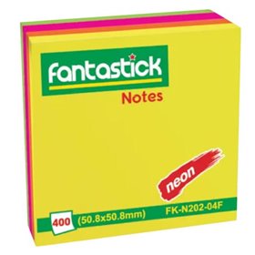 STICK NOTES 2X2 4COL. FLOUER.