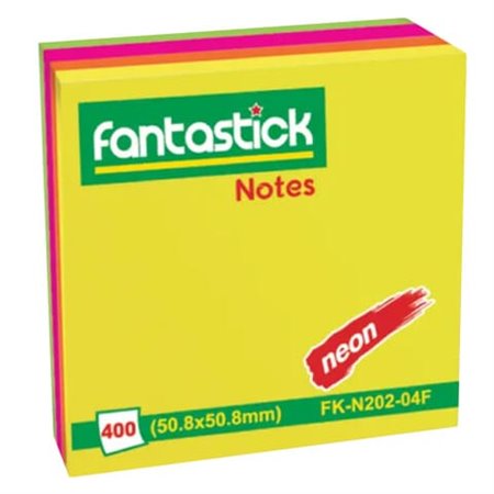 STICK NOTES 2X2 4COL. FLOUER.