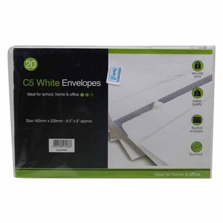 ANKER 20 WHITE C5 ENVELOPES