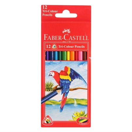 FC COLOUR PENCILS TRI 12 118012