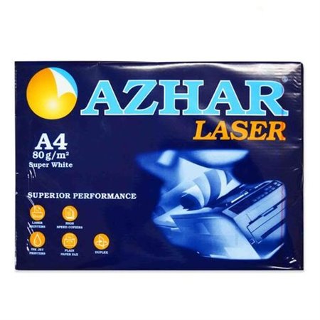 Azhar Laser Printer Paper A4 80GSM 500 Sheets